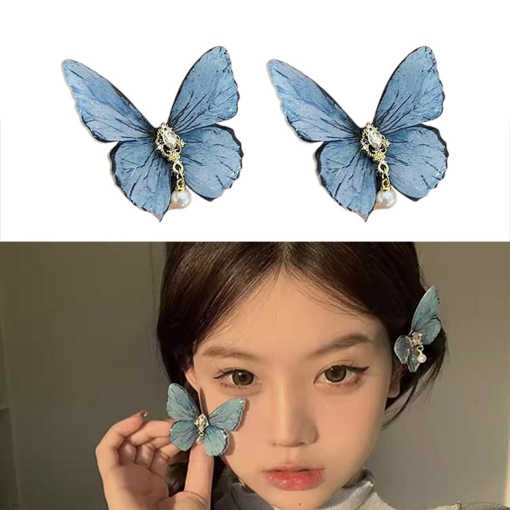 Fashion Hair Clip Delicate Hairpin Butterfly Hair Barrette Stylish Hair Adornments Perfect Gift for Fashionable Ladies