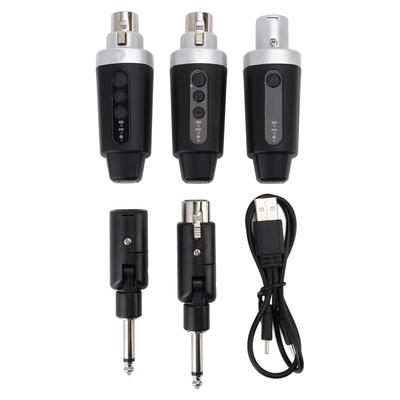 Wireless XLR Transmitter Receiver 3 Pin UHF Wireless Mic Adapter Microphone System for Condenser