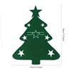 Weihnachtsbaum Besteckhalter Filz Gabel Löffel Tasche Set Festlicher Besteckorganisator für Weihnachtsessen Party Tischdekoration