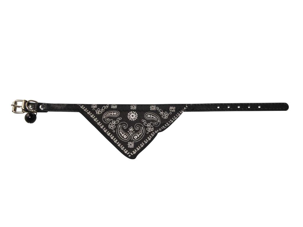 Cat Bandana Collar with Bell - Pet Scarf and Accessory