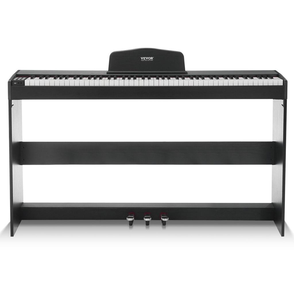88 Key Fully Weighted Digital Piano Dual Keyboard Simple Cabinet Bracket