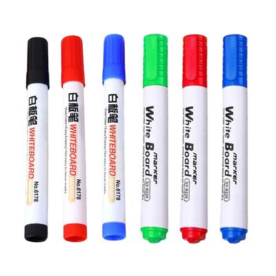 10Pieces Whiteboard Marker 1.2mm Line Width Erasable Marker Pen Quick Dry Whiteboard Marker for School Office Supplies