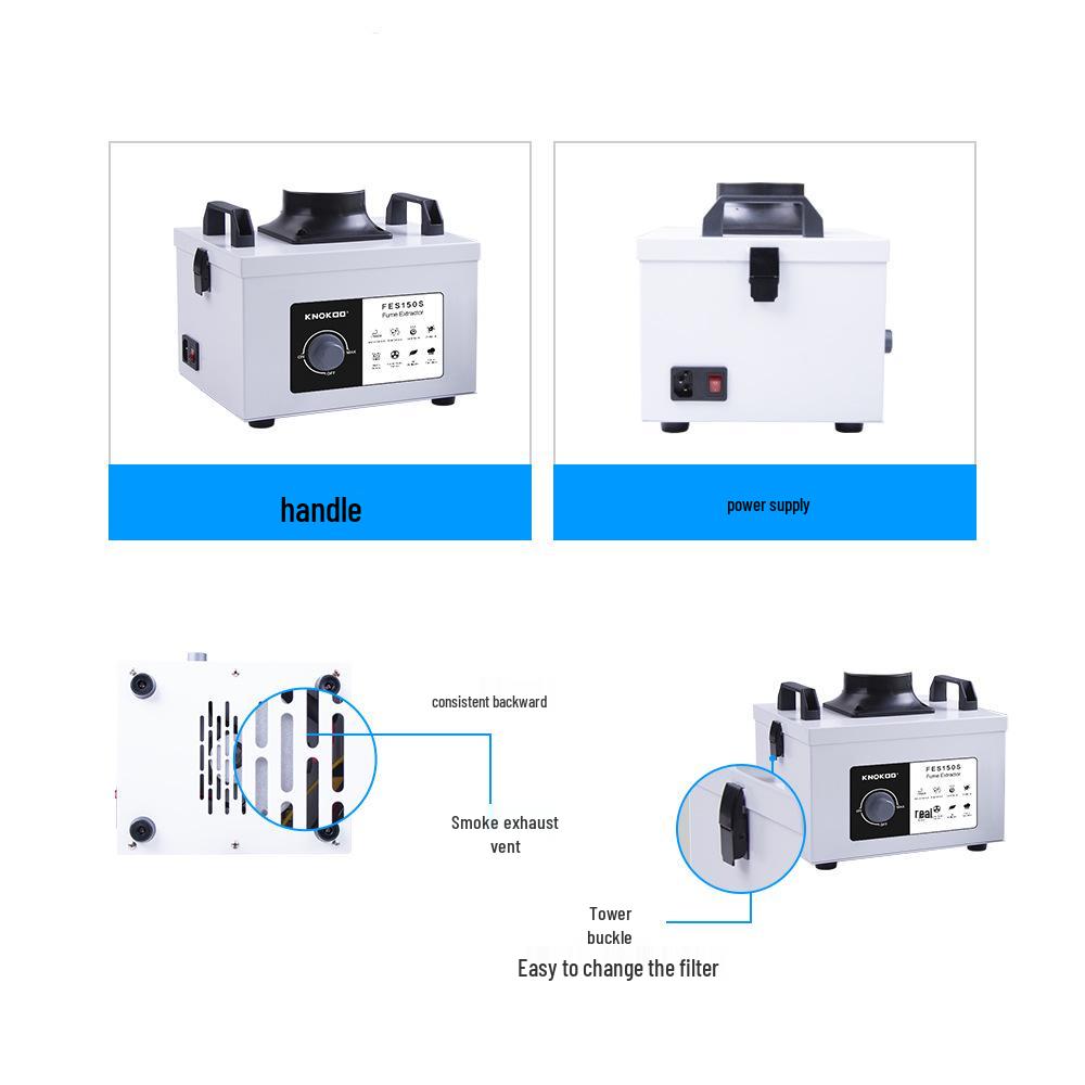 Soldering Smoke Purifier with Activated Carbon Filter