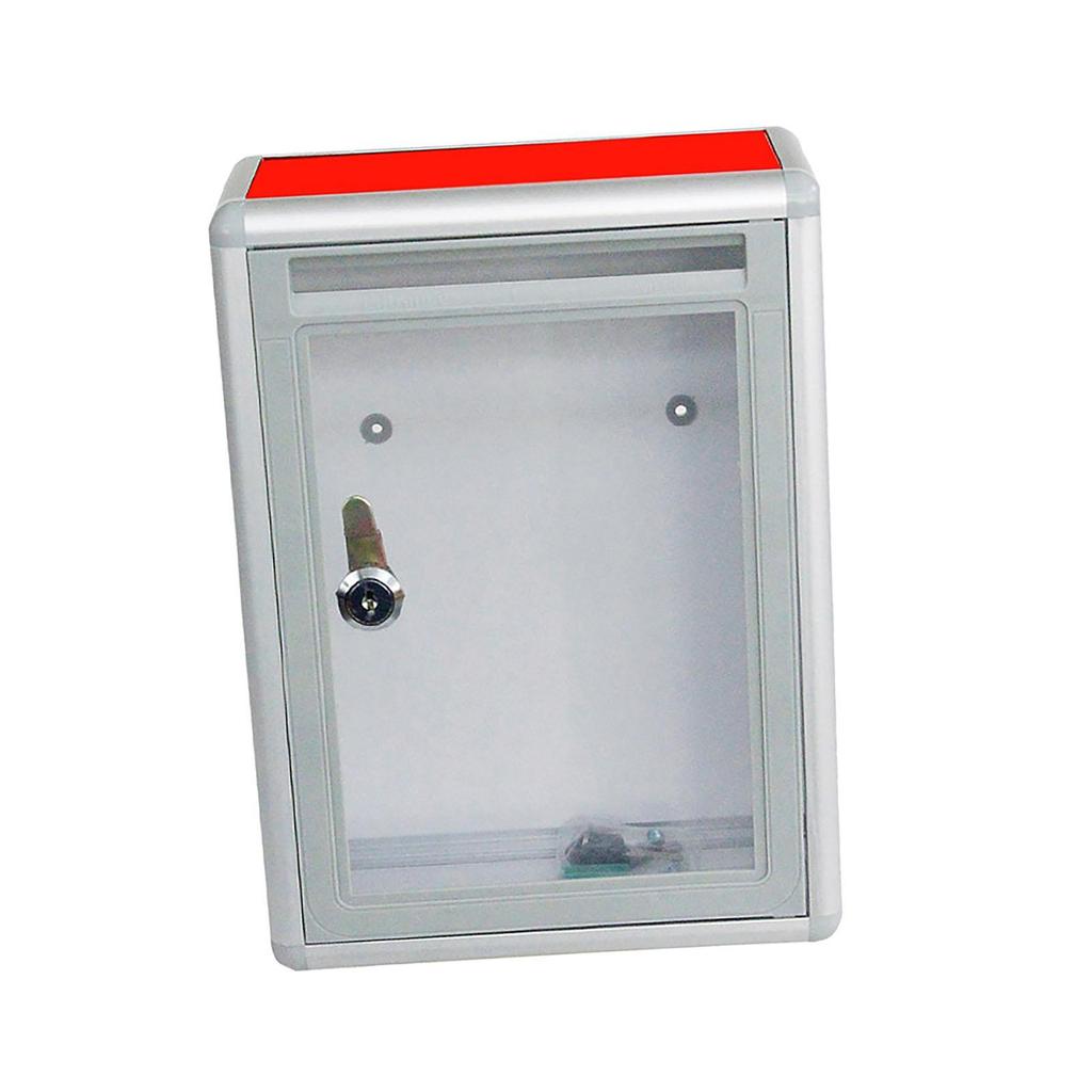 Suggestion Box with Lock Ballot Box Easy Installation Craftsmanship Charity Collection Donation Box for School Voting Contest