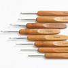 Carbonized Bamboo Crochet Hook for Hand-Knitted Wool Sweaters and Doll Slippers