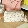1 Stück Mädchen Federmäppchen mit großer Kapazität Cartoon Blumenmuster Stifteetui Multifunktionaler Organizer Schüler Schreibwaren