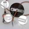4 Pieces Ceiling Light Hanging Plate 95mm Ceiling Pendant Light Holder with Screws Accessories for Home Office Ceiling Lighting