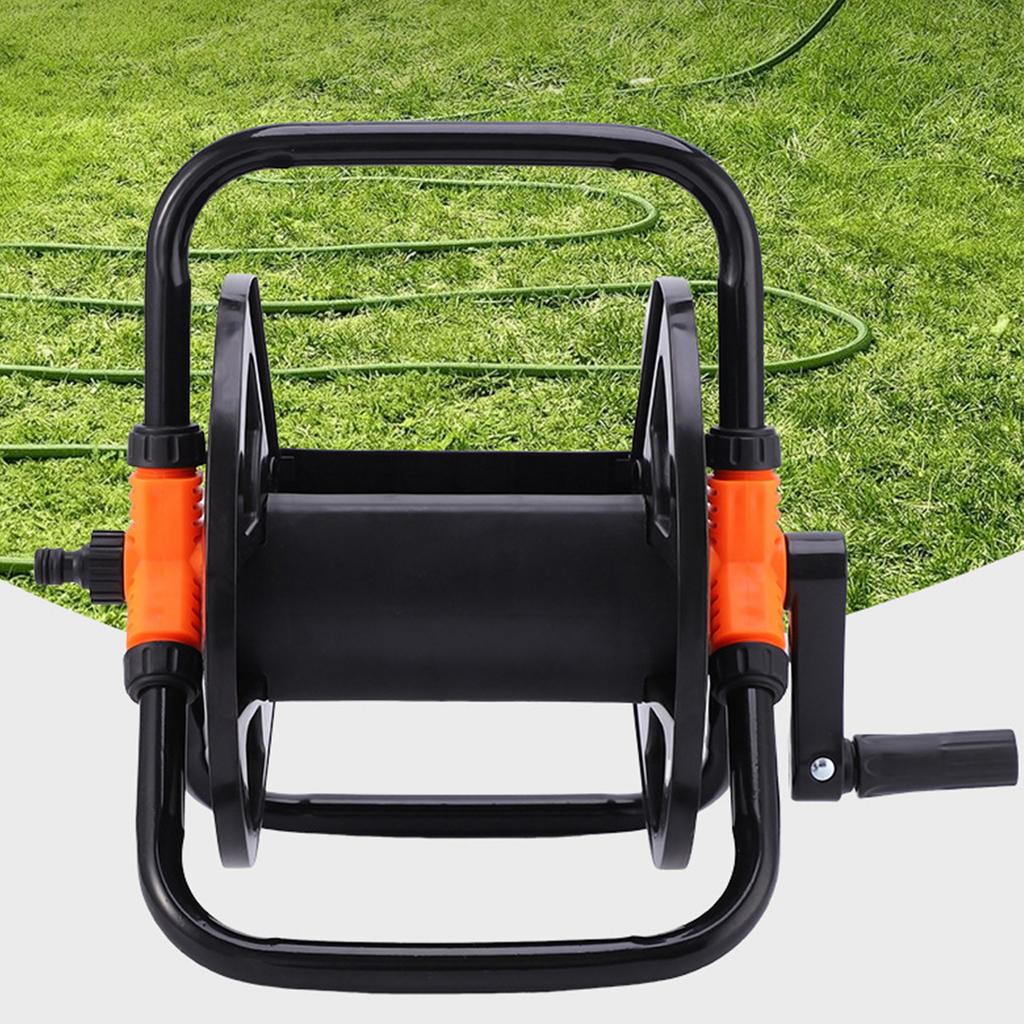 Hose Reels Storage Rack Can Hold 20m Hoses Portable Water Pipe Storage Reel Watering Hose Winding Reel for Outdoor Garden Lawn