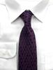 (HIROKO KOSHINO HOMME) Necktie, Geometric Pattern, 003254-20000-2928 02 Wine base, Pink geometric pattern, FREE