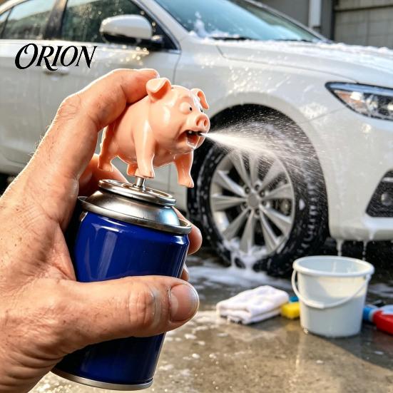 Cool Garage Decor 3D Printed Squirter Spray Tip Compatible with WD-40 Aerosol Cans, Fits Multiple Novelty Nozzle Common Valve, Attachment for Workshop