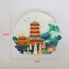 Chinese City Resin Fridge Magnet: Nanjing, Hangzhou, Shanghai, Xi'an Travel Souvenirs
