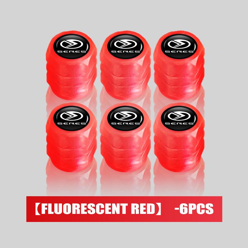 4/6/10pcs Car Tire Fluorescent Dustproof Wheel Valve Stem Caps For Seres M5 M7 i-JET i-Space 2022 2023 Glory 500