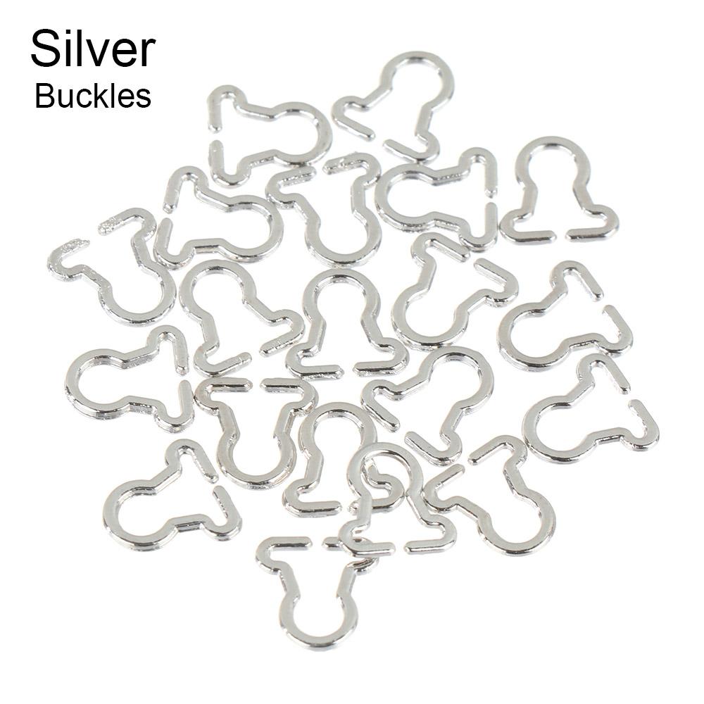 20pcs Girls  Sewing Accessory DIY Dolls Buckles Trousers Bags Accessories  Belt Buttons Metal Buckle