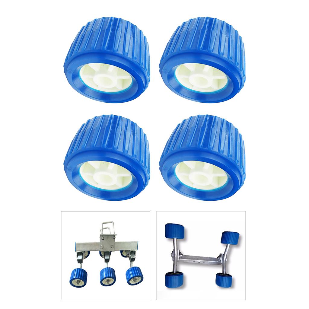 4x Boat Trailer Roller Marine Inflatable Boat Ribbed Roller Kit
