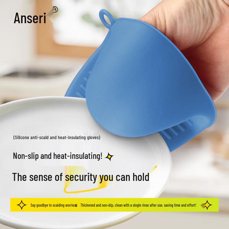 Silicone Heat Resistant Pot Holders (2-Pack)