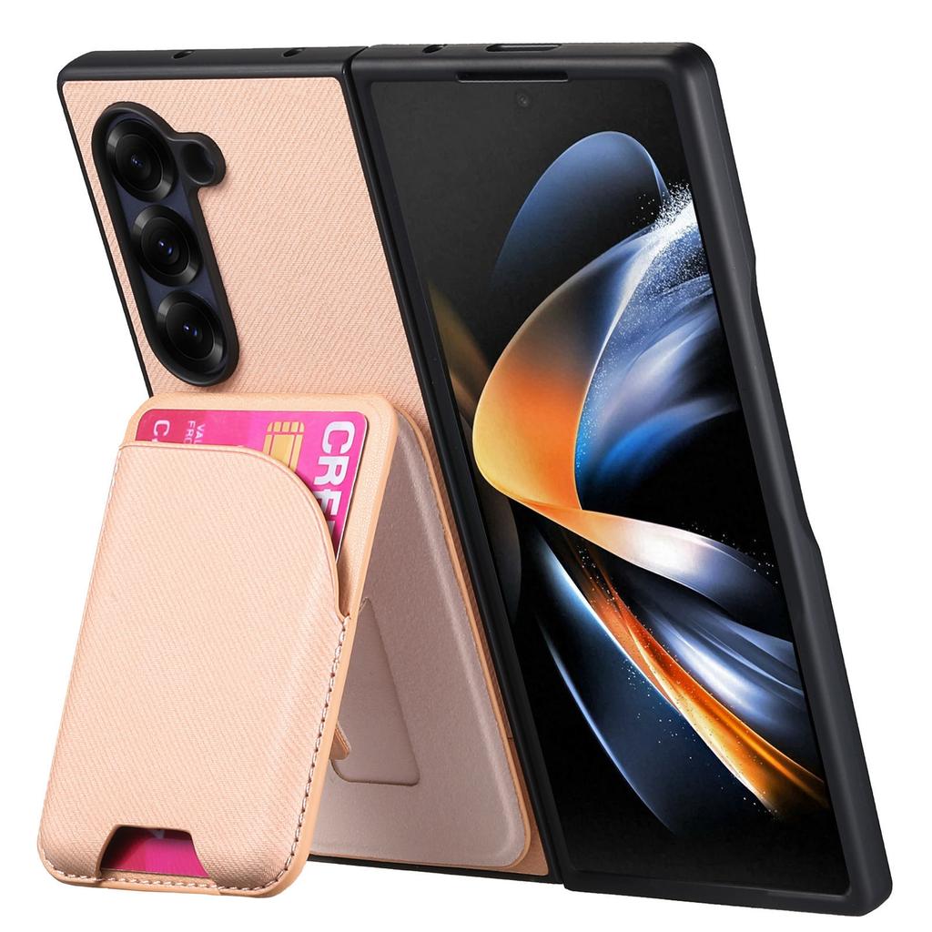 2 in 1 Detachable Magnetic Wallet Case with Card Holder Phone Case for Samsung Galaxy Z Fold 7 6 5 4 3 Fold7 Fold6 Fold5 Fold4