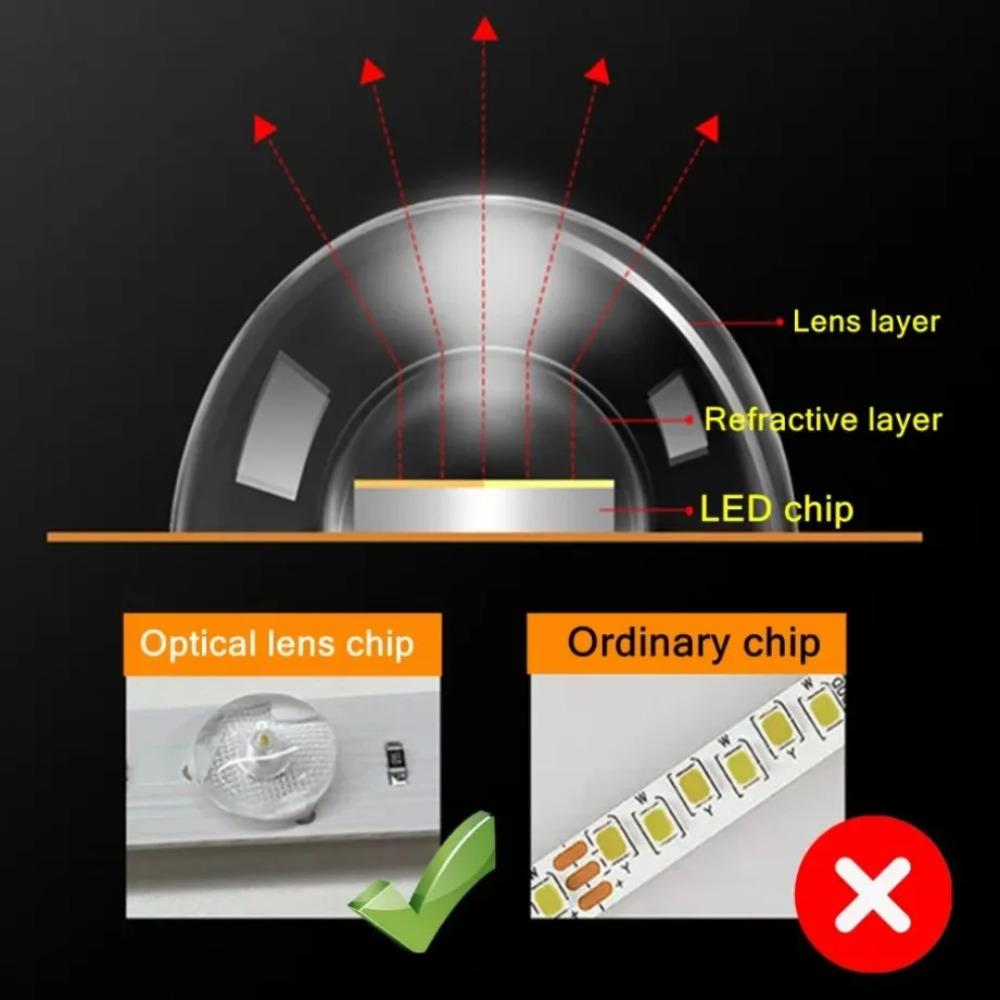 24V LED Strip Light 12mm 48LEDs/M Flexible Rope Light SMD with Lens Self-Adhesive Tape for Bedroom Mirror DIY Home Decoration