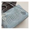 Large Capacity Versatile Trendy Bag Women's 2025 Summer Denim Tote Bag Casual Commuter Shoulder Bag