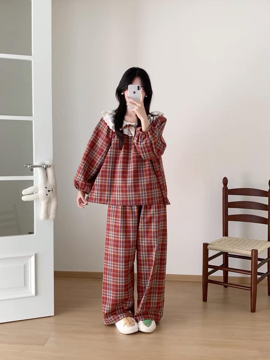 

«Весна 2024 г., симпатичная женская пижамная одежда из корейского хлопка» XXL