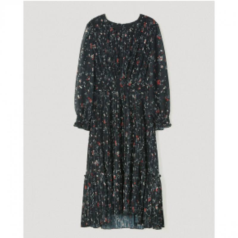  She S miSS  High Quality Romantic V Neck Pleated dreSS