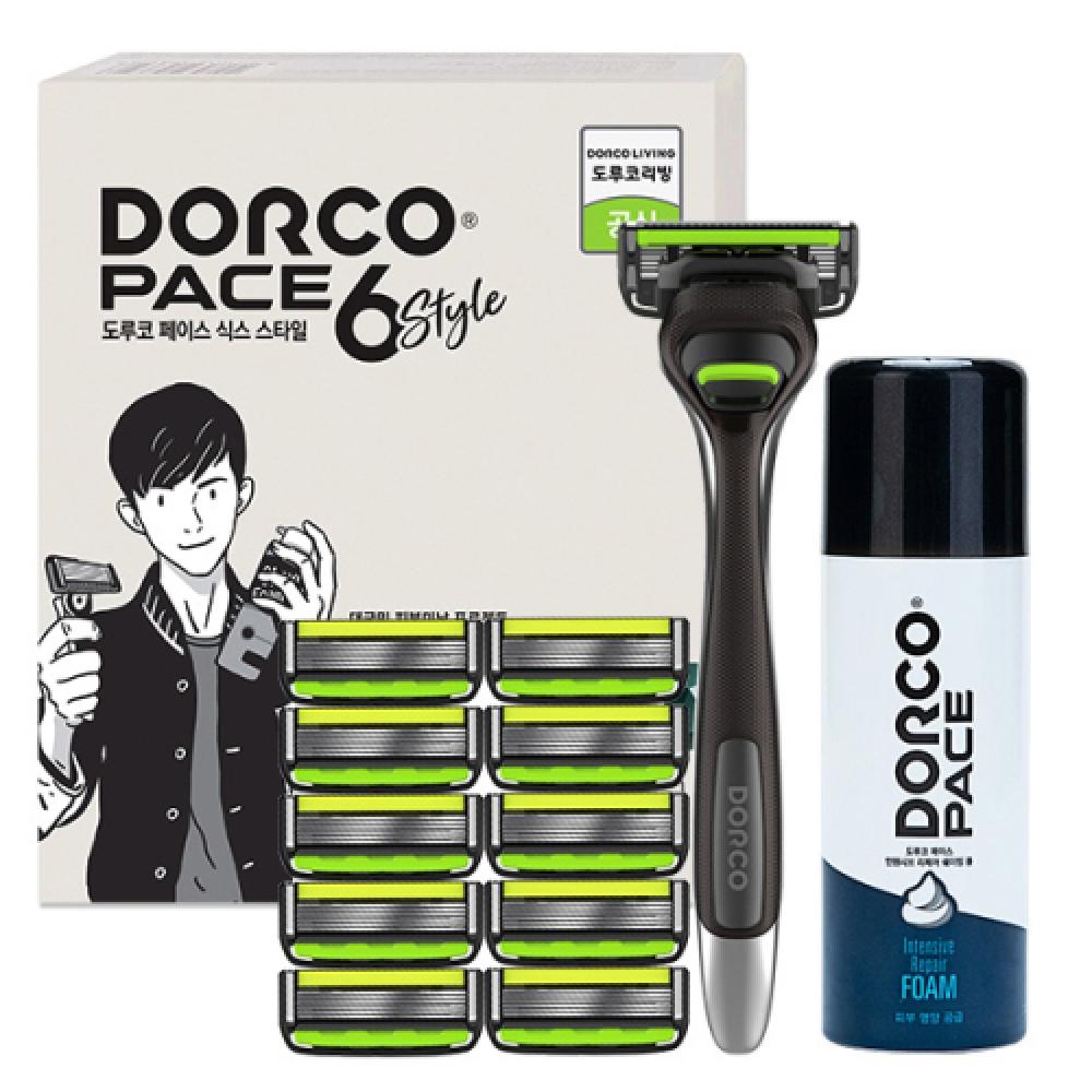 

Dorco Face 6 Стиль Набір для планування гоління Ні. 2 Гоління+леза Всього 11 упаковок+74мл Піна для гоління Face 6 Style Shaving Planning Set No. 2