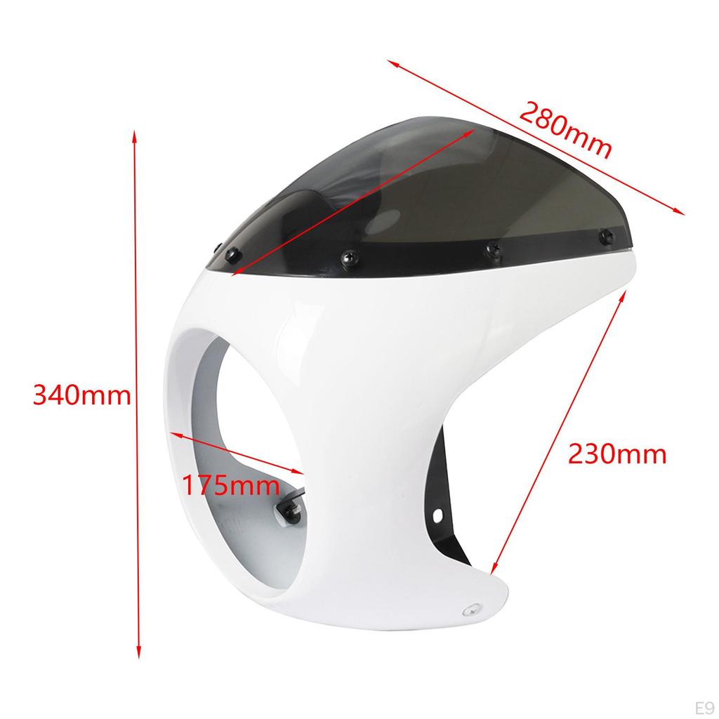 Headlight Fairing Screen ,Motorcycle Windscreen Cowl Cover Accessories Attachment Wind