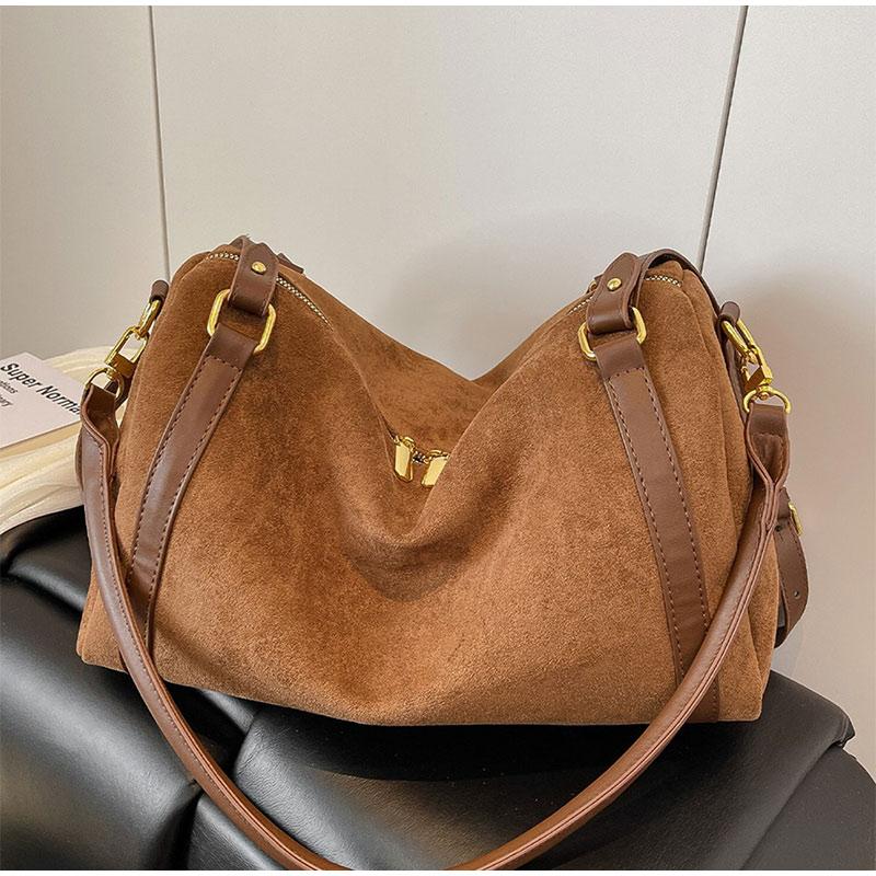 Brand Retro Niche Handbag Luxury Large Capacity High Quality Pu Shoulder Bag Elegant Crossbody Bag Versatile Fashion Women's Bag