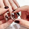 Magnetischer Katzenaugen-Nagellack - Anfängerfreundliches Maniküre-Werkzeug Mit Wirbelndem Glitzer-Effekt, Einfacher Gel- & Lack-Applikator