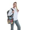 Lunch Bag Transformered Cartoon School Lunch Box For Child  Fun Portable Zipper Print Tote Food Bags
