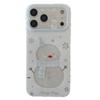 Winter Glitter Snowflake Snowman iPhone Case for 17, 16 Pro Max, 15, 14