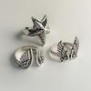 Xiaomi BF CLUB 925 Sterling Silver Ring For Women Jewelry Retro Star Wing Open Vintage Handmade Ring Allergy For Party Birthday Gift