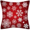 Happy New Year Christmas Decoration Print Pattern Cushion Cover Home Living Room Sofa  Square Pillow