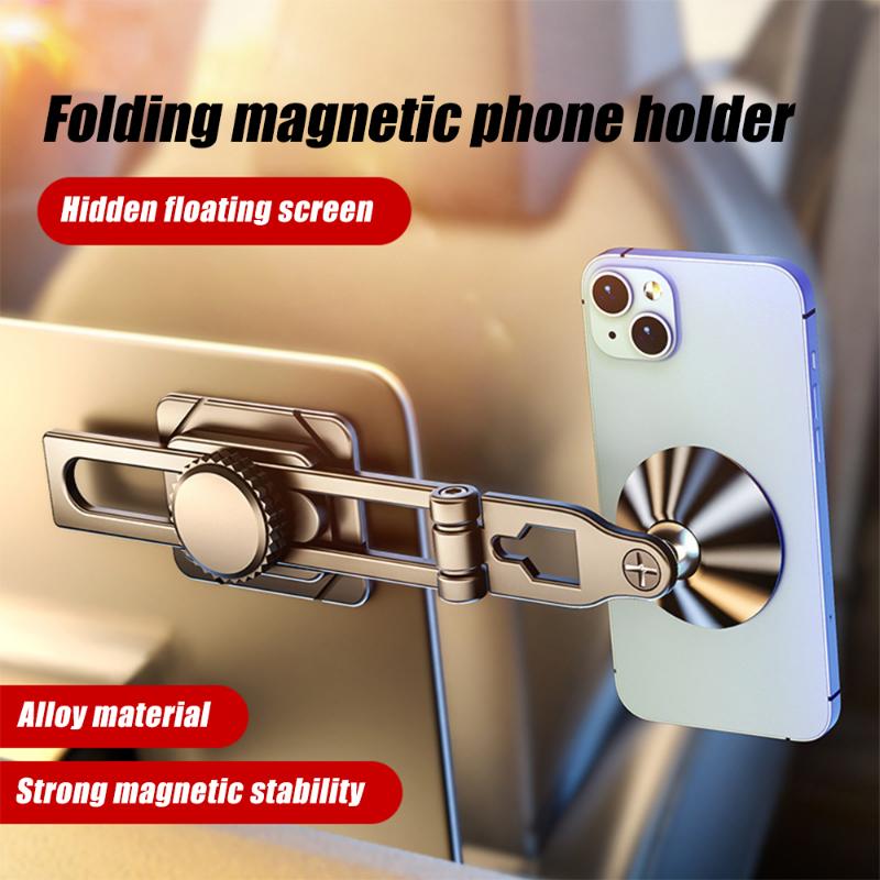 360° Rotate Magnetic Car Phone Holder Foldable Universal Mobile Phone Stand Air Vent Magnet Mount GPS Support for All Phone