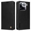 YIKATU YK-006 Pro pouzdro pro Xiaomi 15 Pro Magnetické zavírání Kožený kryt na telefon Litchi textura