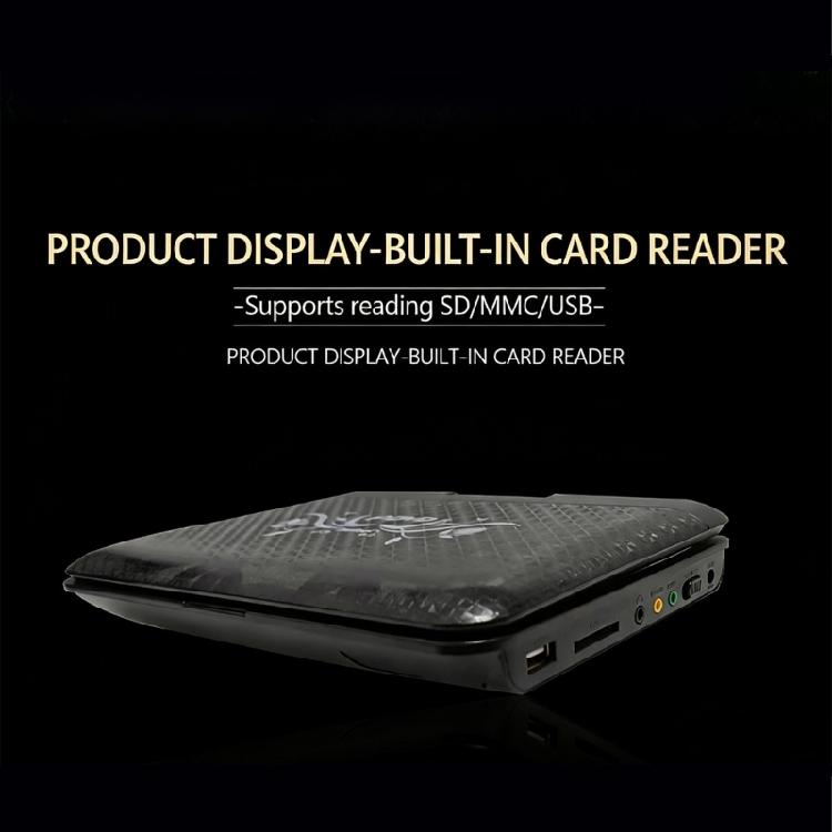 13.9Inch Portable Disc Player With USB Port And Multiple Format Compatibility For Movie And Music