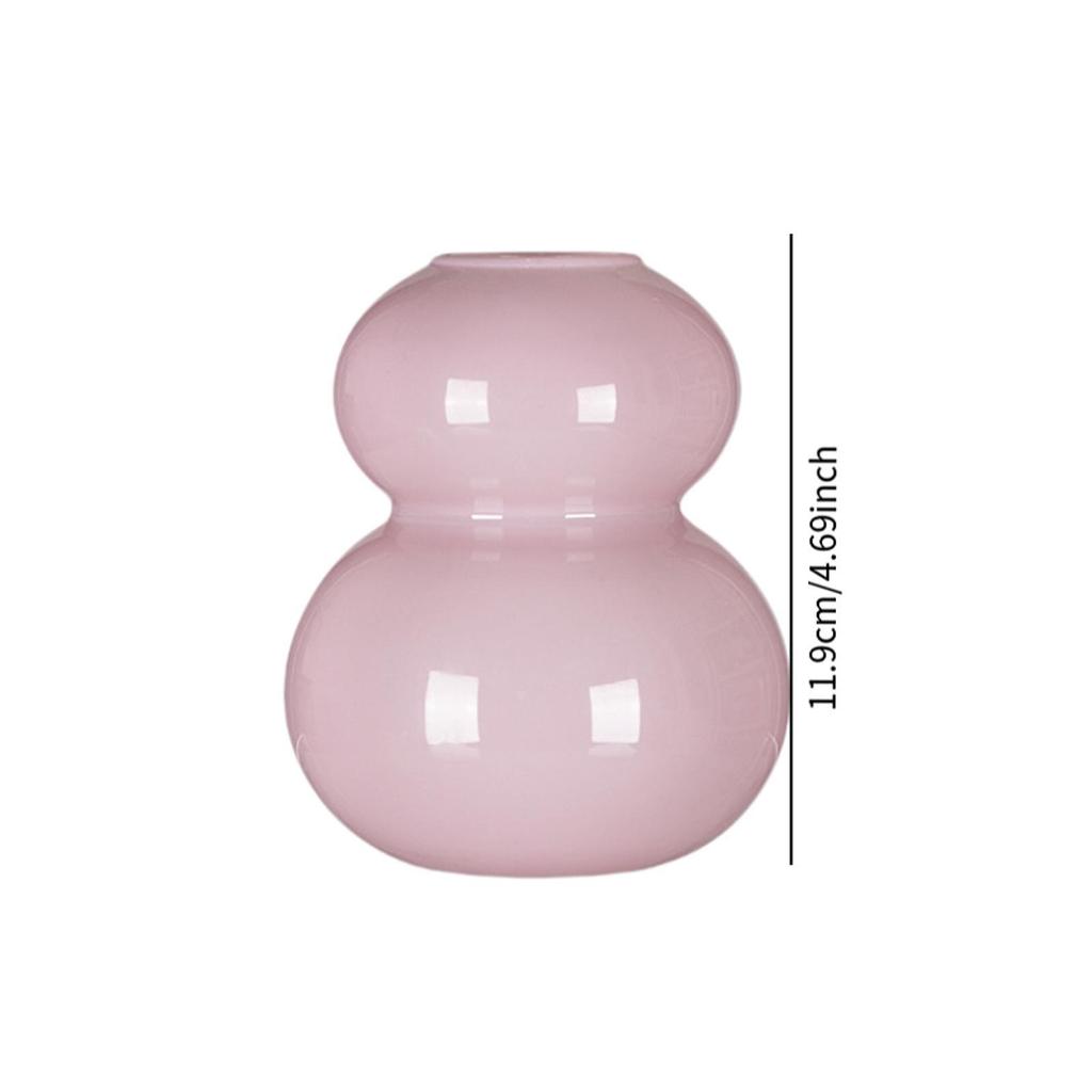 Kürbisförmige Blumenvase Blumengesteck Heimdeko Desktop-Ornament Tischplatte