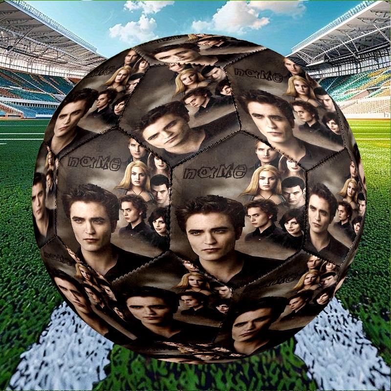 Custom Name Personalized Twilight Print Size 5 Soccer Ball Training & Match Football, for Team, Kicking, Gift for Football