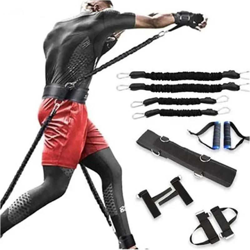25LBS Boxing Rally Band Bounce Strength Trainer Waist and Abdominal Core Exercise Basketball Jumping Agility Rope Trainer