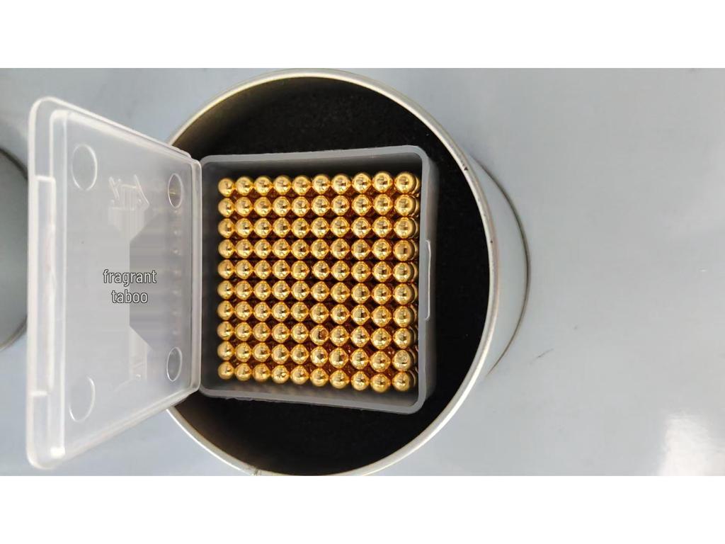 Neodymium Iron Boron Toy Magnet Silver 3-5mm Strong Magnetic Ball