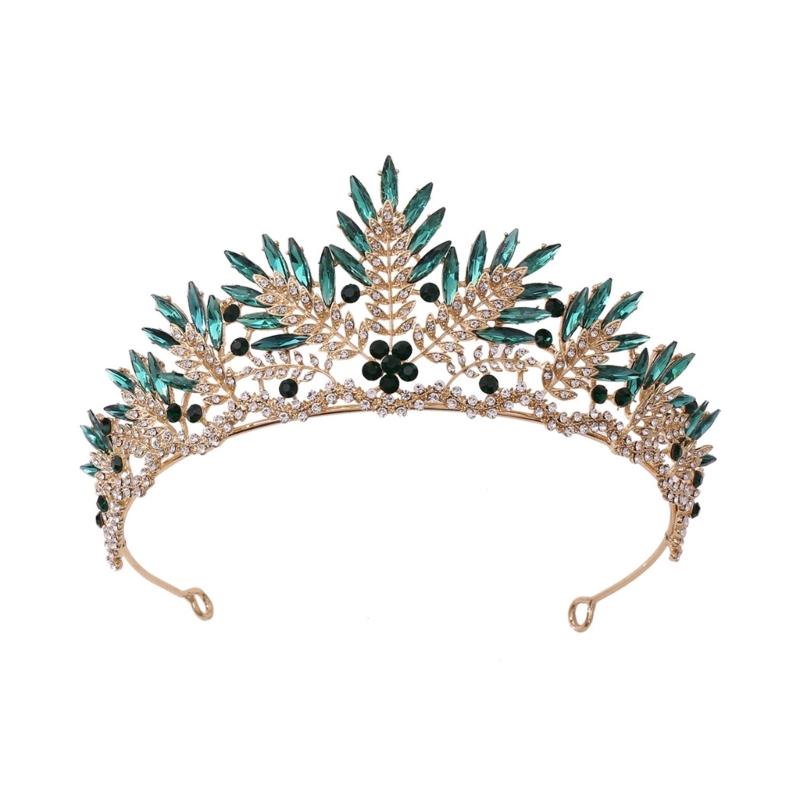 Crystal Wedding Tiaras for Women Queen Crowns Rhinestone Princess Tiaras Hair Accessories Quinceaneras Headpieces