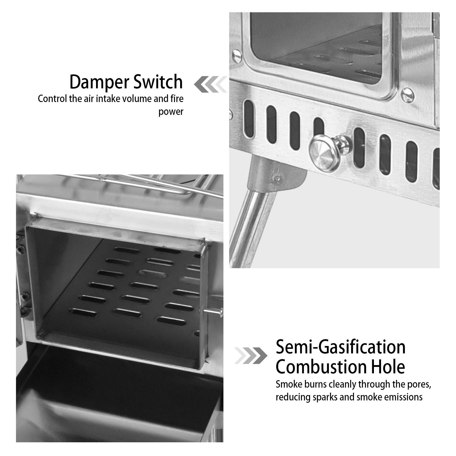 Дровяная печь для кемпинга на открытом воздухе — фото 8