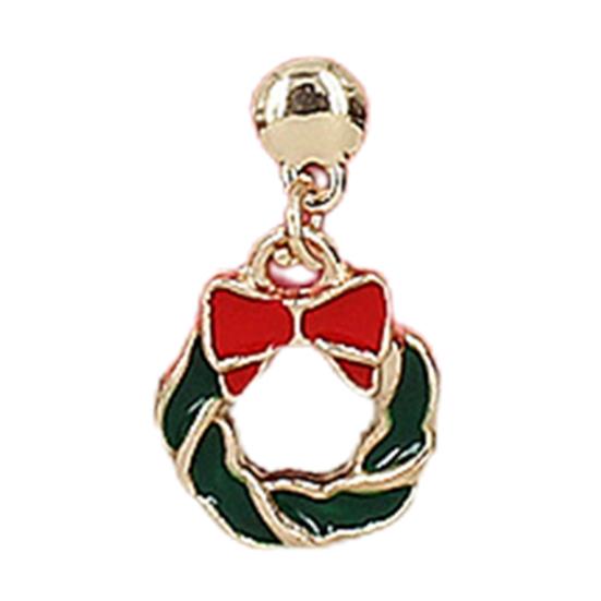 

Кольцо-украшение для ремешка часов Праздничная эмаль Красочный геометрический Гладкий декоративный Подарок Елка Санта Клаус Силиконовый браслет Шарм Ювелирные изделия для ногтей