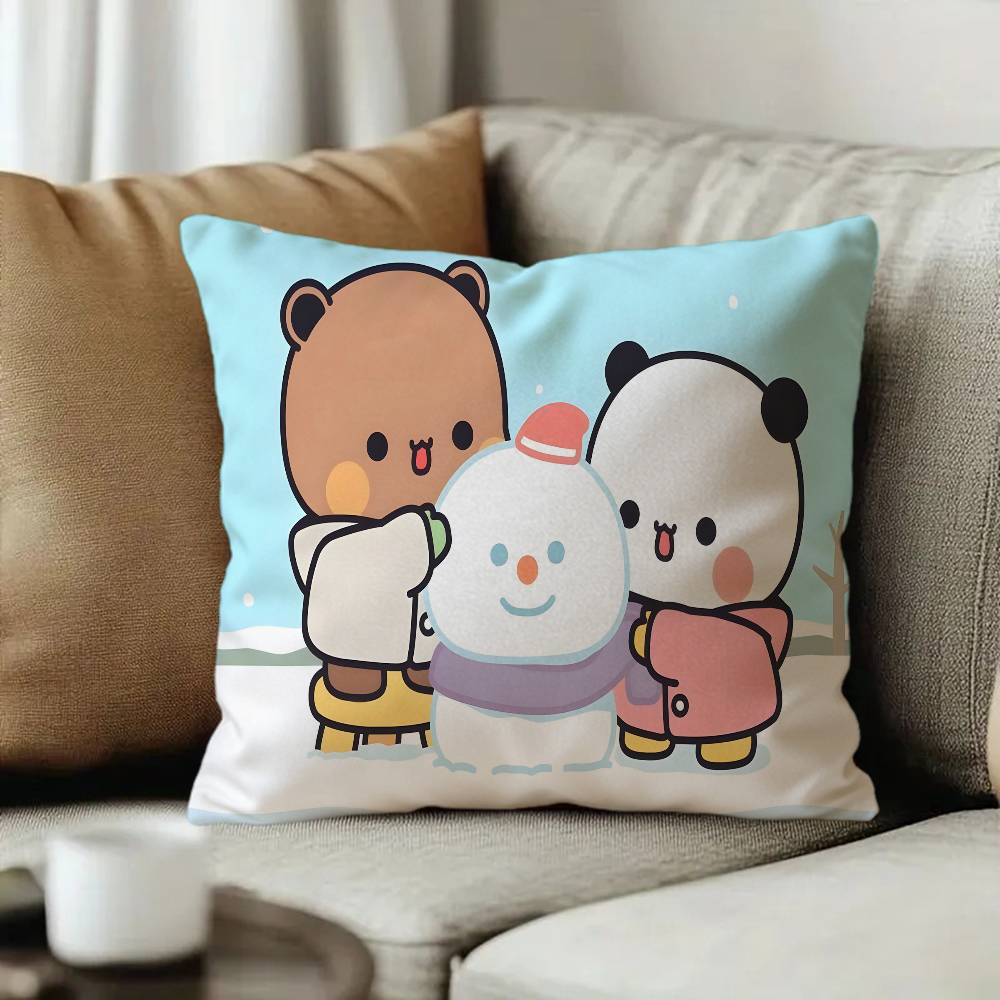 BuBu DuDu Kawaii Maple Design Cushion Cover Happy Autumn Harvest decor Holiday Decorati Pillow Cover