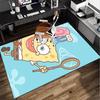 Sponge Expressions Pattern Office Rug Chair Mat, Game Carpet, Suitable for Front Door, Bedroom, Living Room, Desk, Holiday Gift