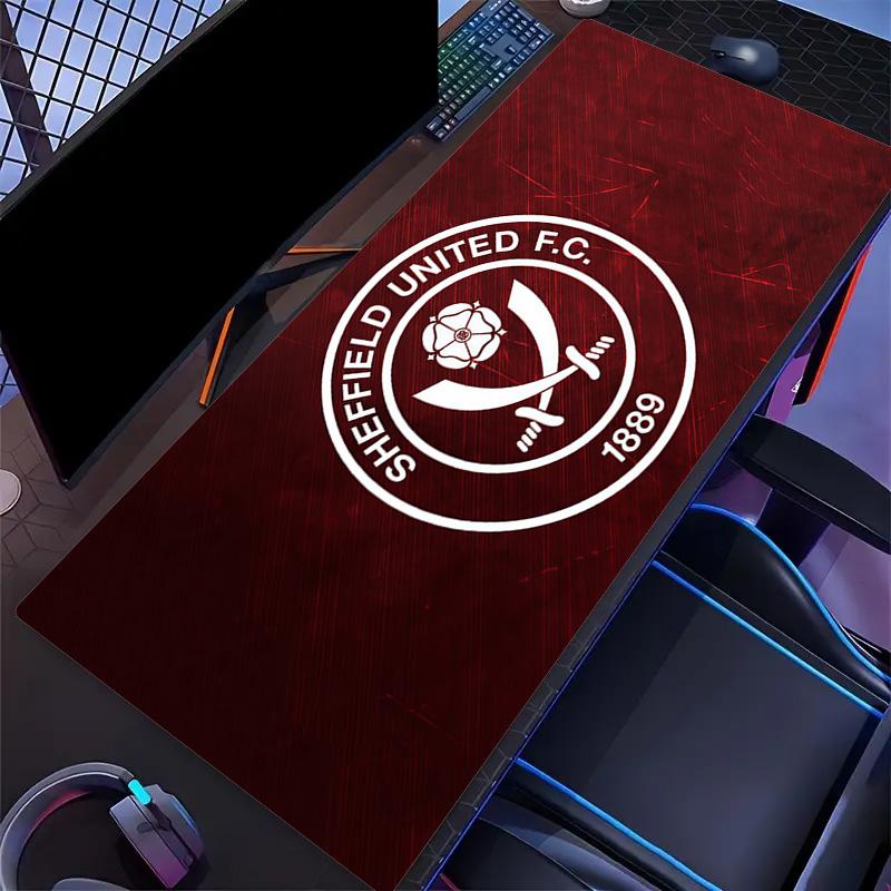 Sheffield United F.C Print  Cushion Non-slip Laptop Tablet Big Mousepad XXL Mat Mini PC Playmat With Lock Edge