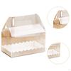 10 Pack Cake Boxes for Pastries And Cupcakes with Handle Outdoor Events