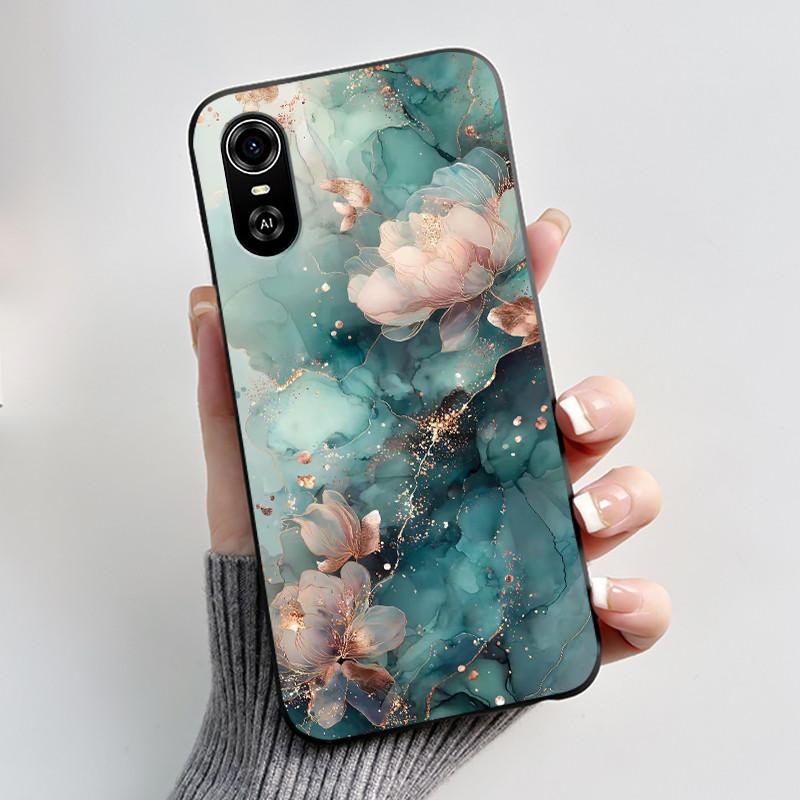 For ZTE Blade A31 Plus / BladeA31 Case Matte Black Aesthetic Luxury Cute Cool Boys Girls Pattern Casing Soft Silicone Back Cover