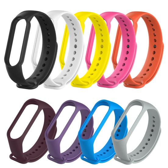 Silicone Wristband Bright Cozy Wear Easy Color Adjustable Installation Detachable Replacement Strap Fashion