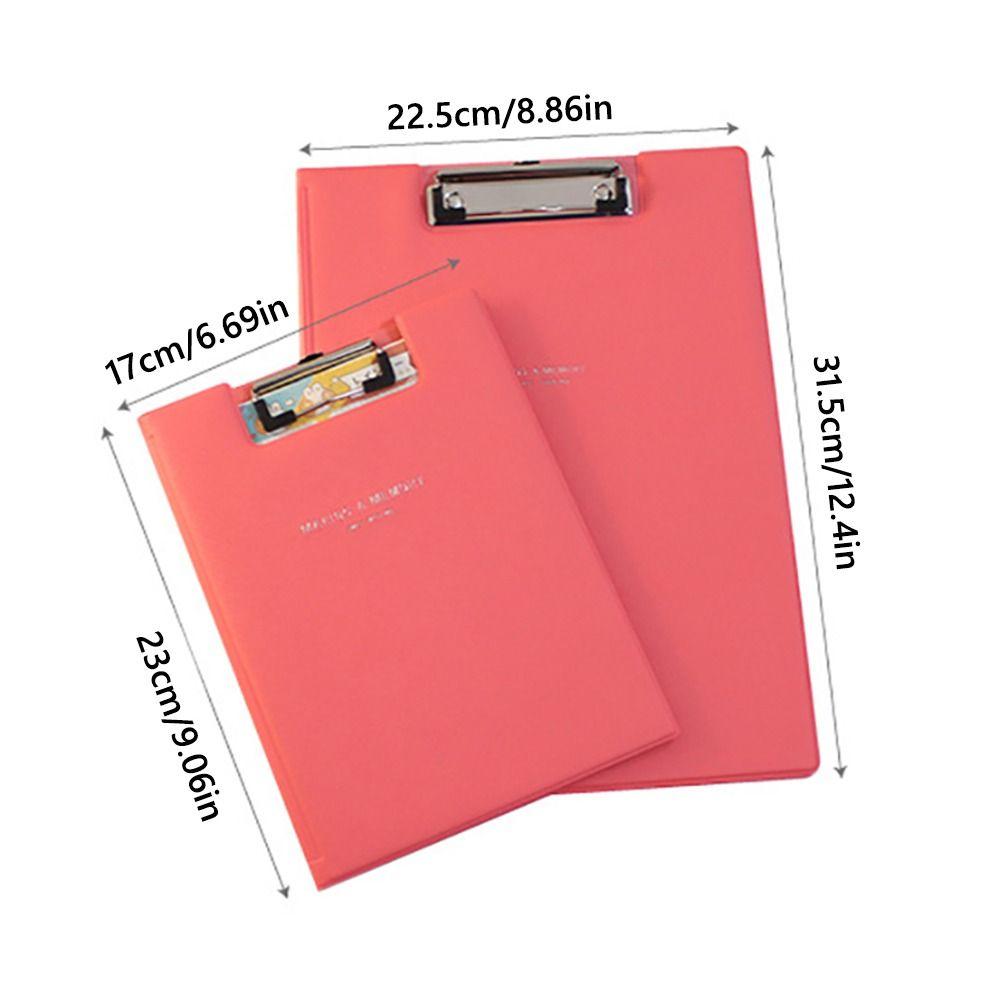 PU Leather Clipboard Color Contract Folder High Quality File Folder Gift