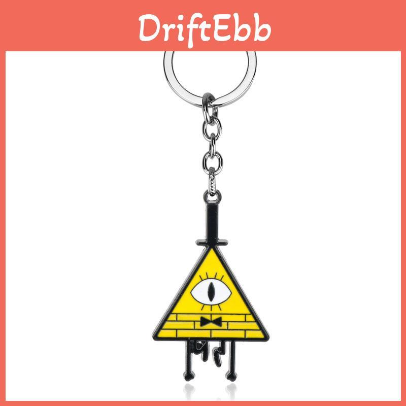 Gravity Falls Bill Sammler-Legierungs-Halskette mit geometrischem Anhänger für Cosplay und Freizeit